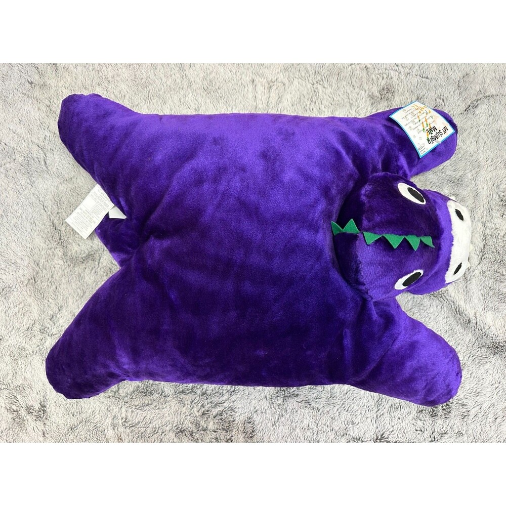 NOS VTG 80s My Slumber Mate Plush Dragon Pillow RARE Walmart With Tags NEW 23" - Picture 9 of 10